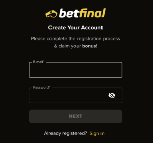 Create Account
